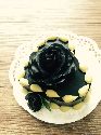 黑玫瑰皂花蛋糕皂